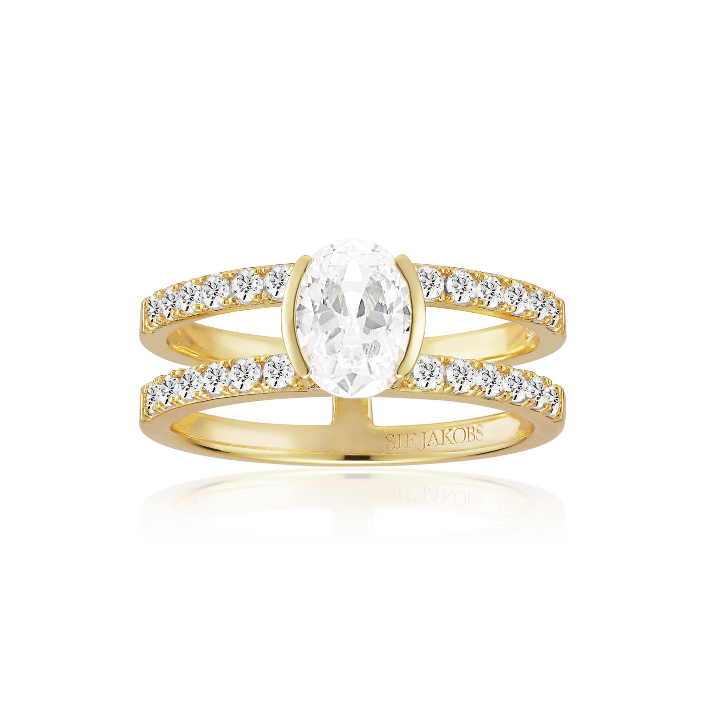 ELLISSE CAREZZA PICCOLO RING