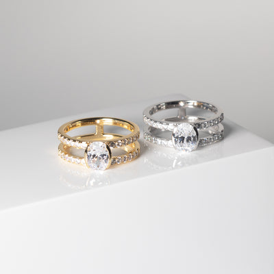ELLISSE CAREZZA PICCOLO RING