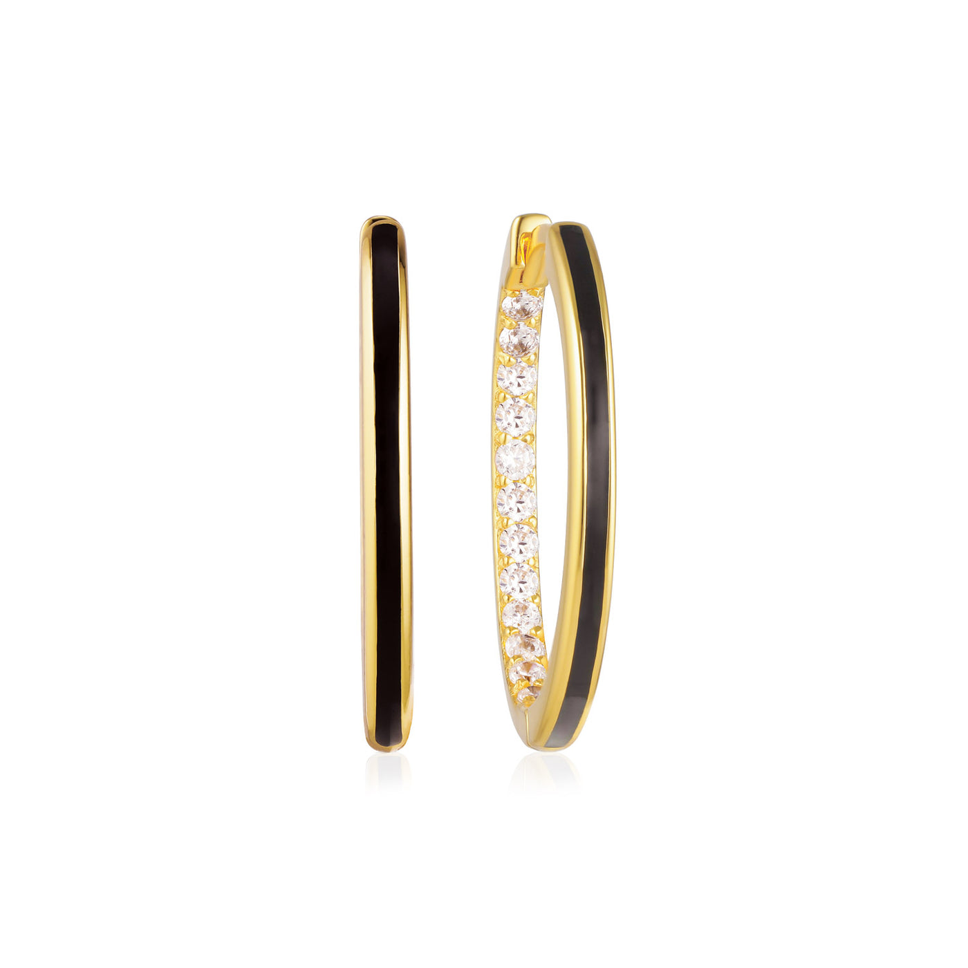 ELLERA NERO X-GRANDE EARRINGS